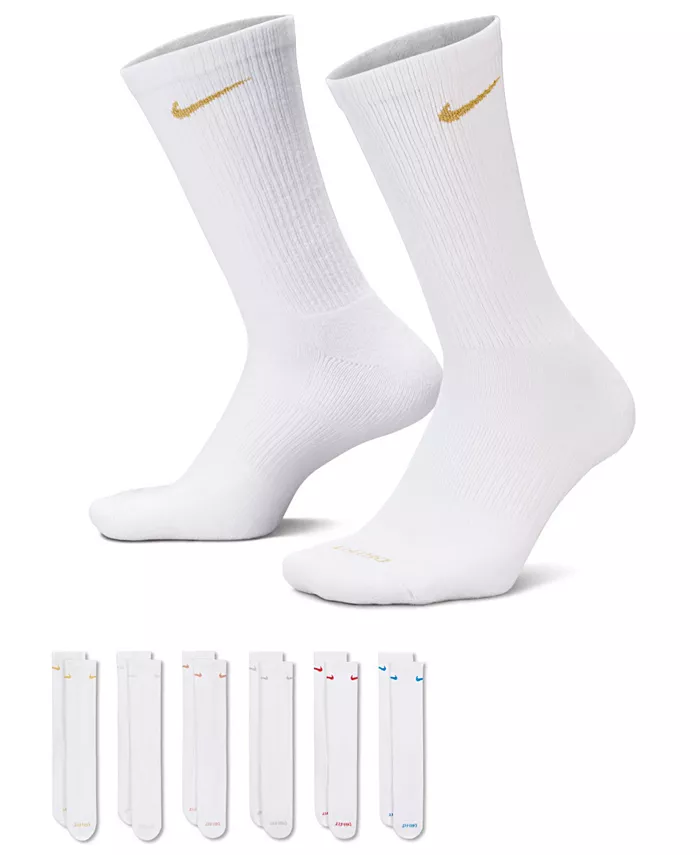 Унисекс повседневные усиленные тренировочные носки Crew 6 пар Nike, мультиколор
Унисекс повседневные усиленные тренировочные носки Crew 6 пар Nike, мультиколор