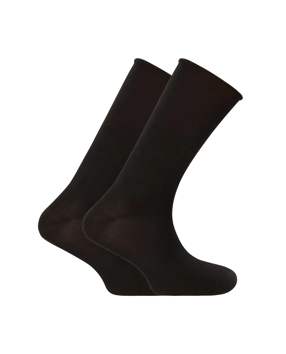 В упаковке 2 пары мужских хлопковых носков черного цвета Punto Blanco
В упаковке 2 пары мужских хлопковых носков черного цвета Punto Blanco