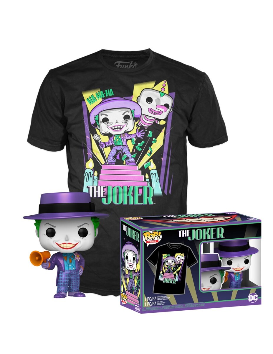 Funko POP! Футболки Batman Joker Glow фигурка 370 + футболка XL
Funko POP! Футболки Batman Joker Glow фигурка 370 + футболка XL