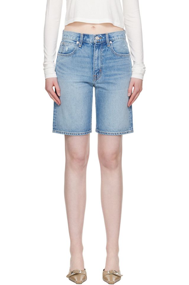 Бермуды из денима Slvrlake, цвет confession 
Бермуды из денима Slvrlake, цвет confession