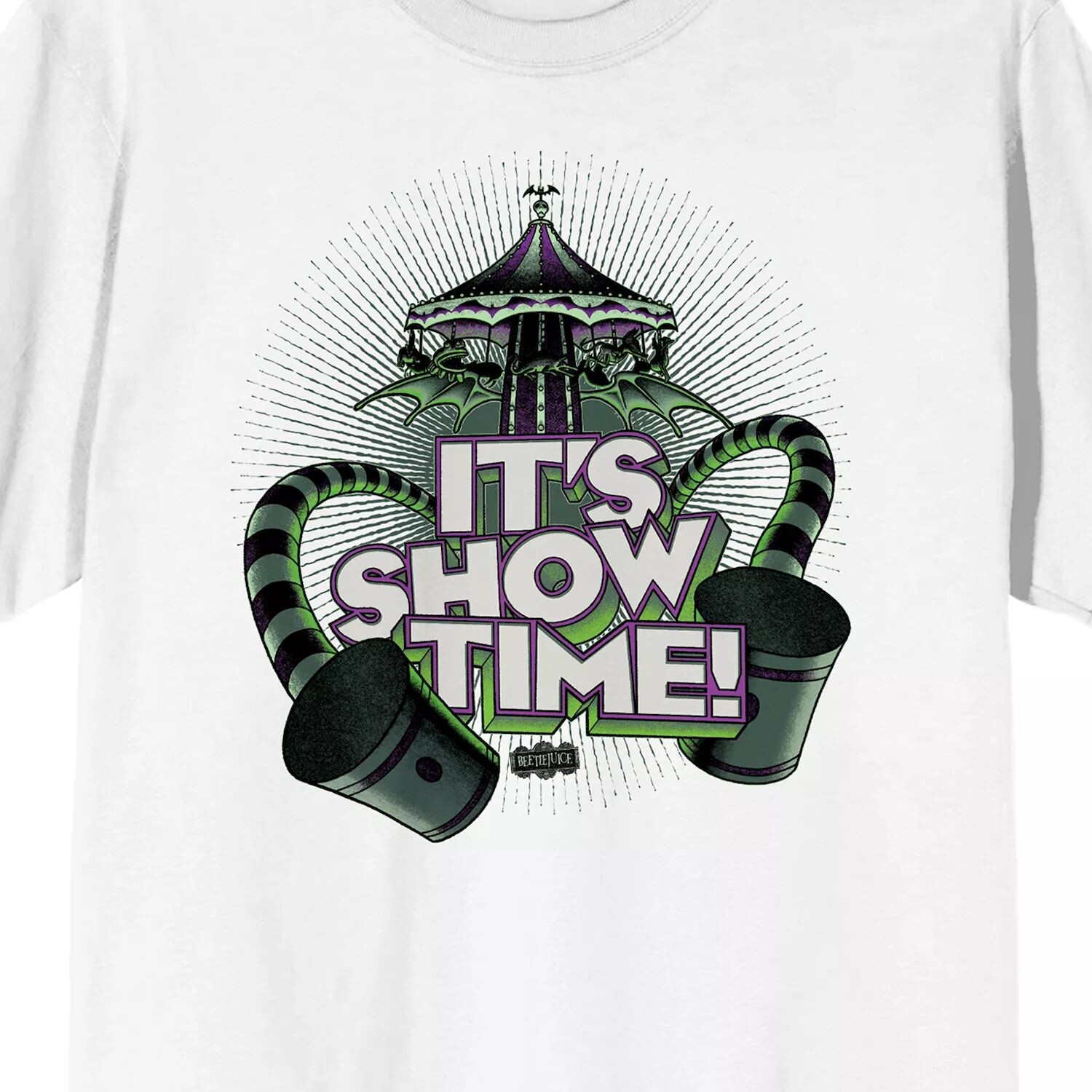 Мужская футболка Beetlejuice It's Show Time Licensed Character
Мужская футболка Beetlejuice It's Show Time Licensed Character