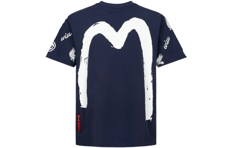 Футболка мужская темно-синяя Evisu, темно-синий
Футболка мужская темно-синяя Evisu, темно-синий