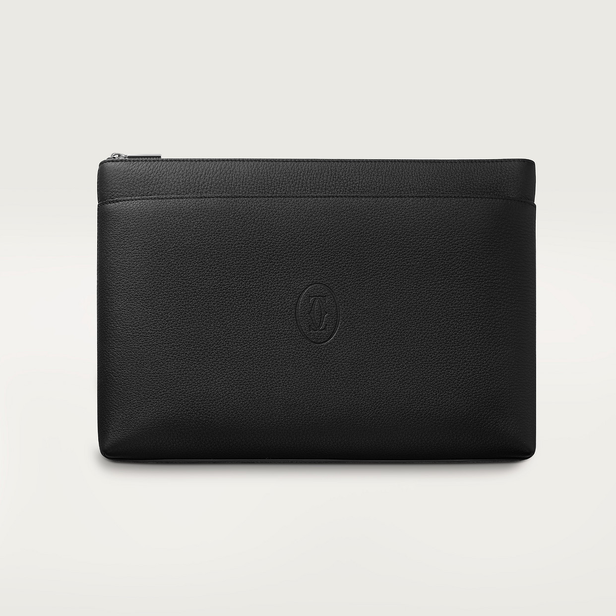 Мужская деловая сумка Cartier Pochette GM, Must de Cartier, черная телячья кожа
Мужская деловая сумка Cartier Pochette GM, Must de Cartier, черная телячья кожа