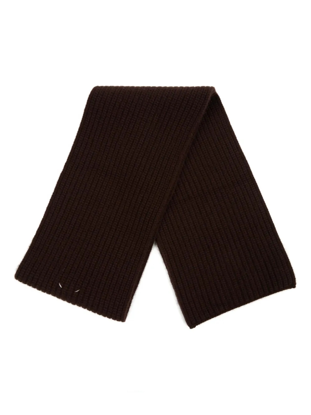 Кашемировый шарф в рубчик MAISON MARGIELA, коричневый
Кашемировый шарф в рубчик MAISON MARGIELA, коричневый