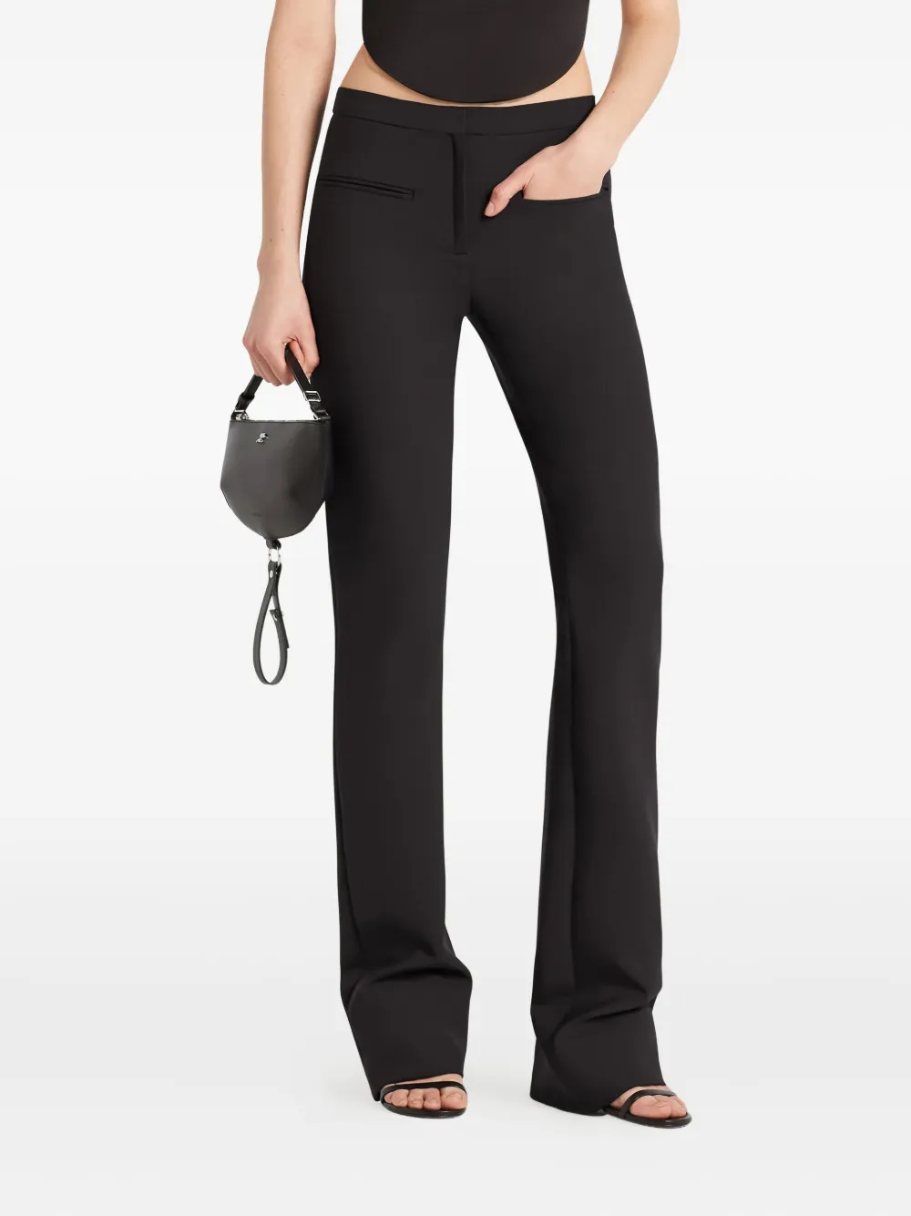 Брюки строгого кроя Courrèges, черный
Брюки строгого кроя Courrèges, черный