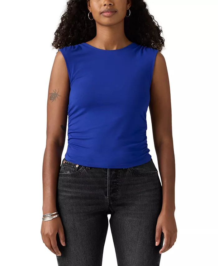 Премиальная женская топ без рукавов с рюшами и кристаллами Levi's, синий
Премиальная женская топ без рукавов с рюшами и кристаллами Levi's, синий