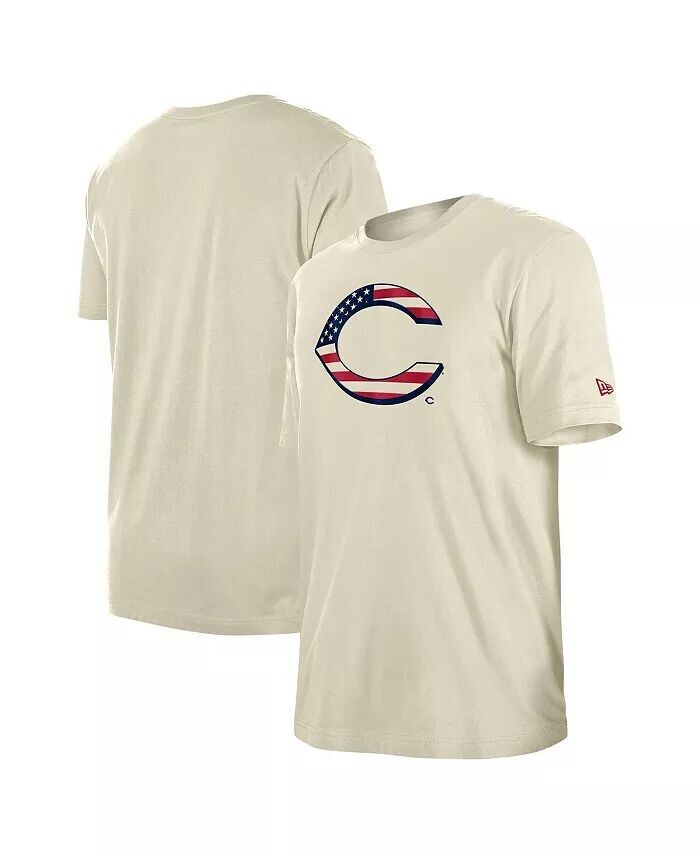 Мужская кремовая футболка Cincinnati Reds с флагом 4 июля New Era, бежевый
Мужская кремовая футболка Cincinnati Reds с флагом 4 июля New Era, бежевый