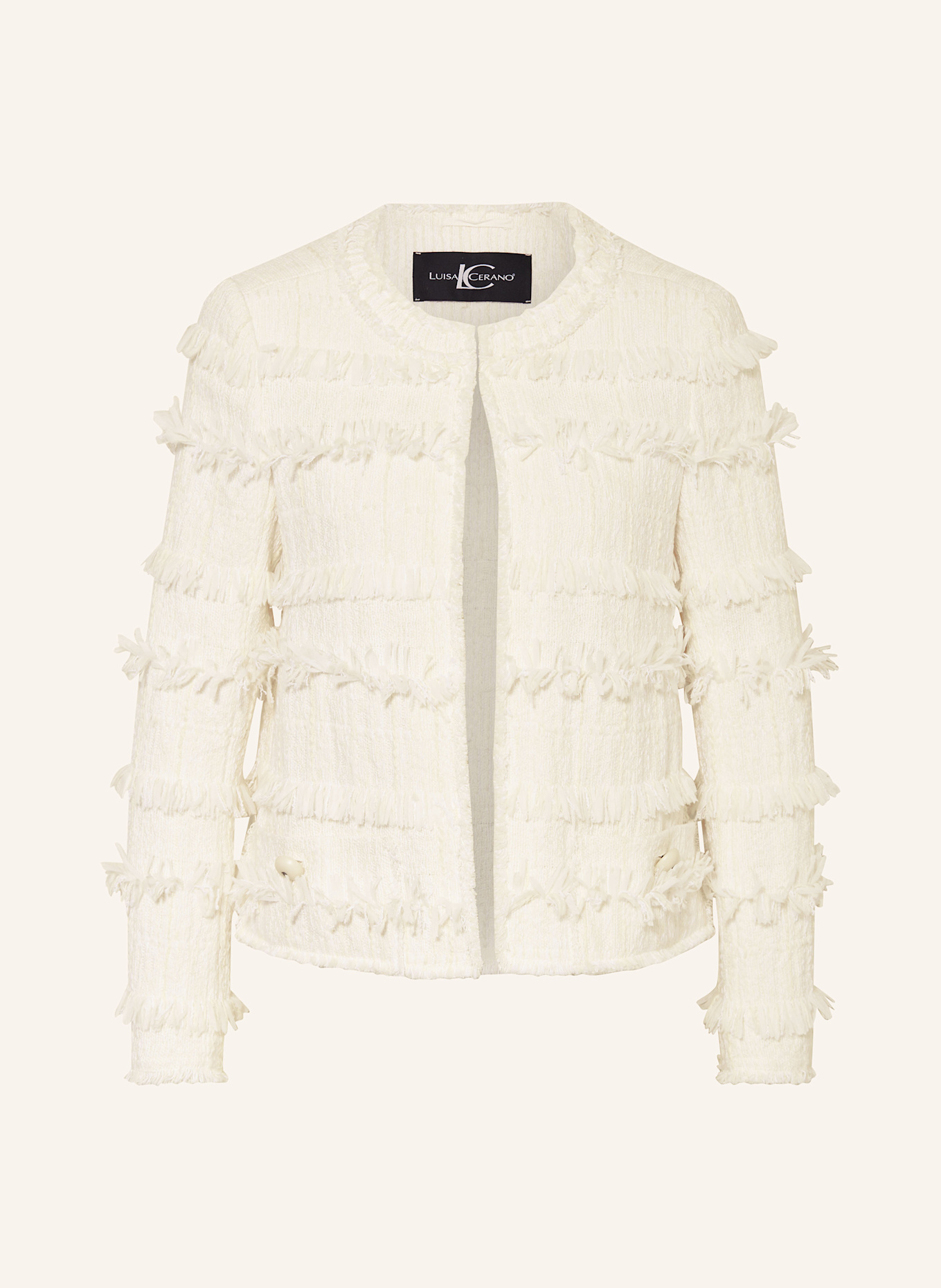 Пиджак из твида Luisa Cerano, белый
Пиджак из твида Luisa Cerano, белый