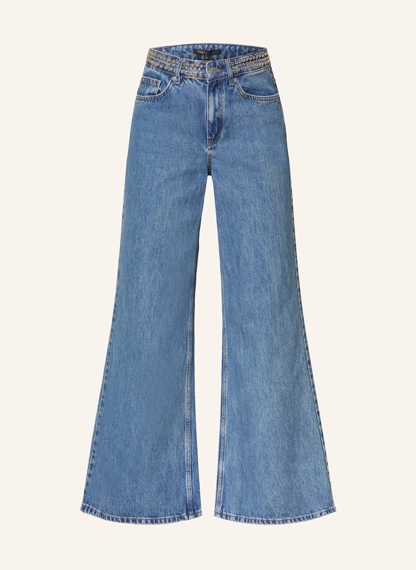 Джинсы с заклепками Maje, синий
Джинсы с заклепками Maje, синий