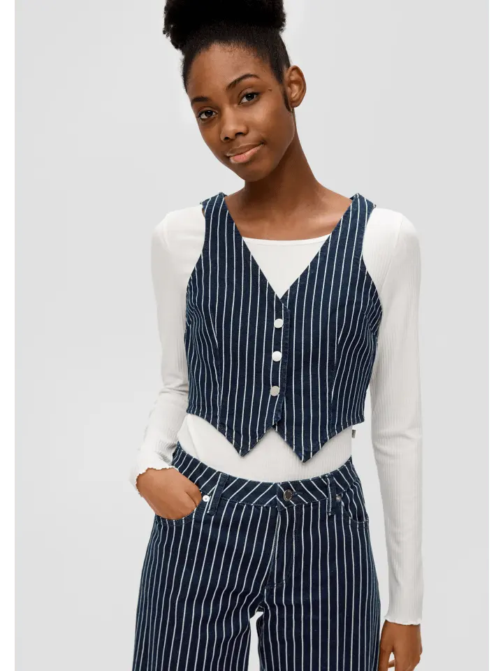 Утепленный жилет QS, синий
Утепленный жилет QS, синий