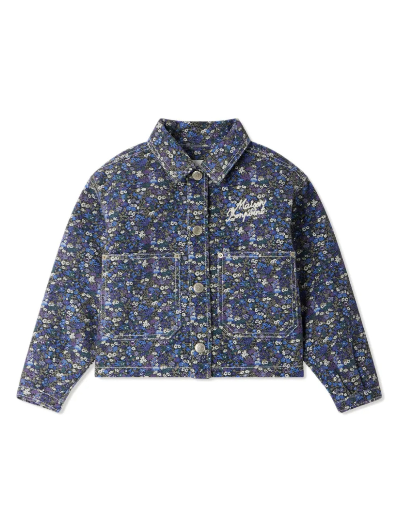 Bonpoint джинсовая куртка Eliza, синий 
Bonpoint джинсовая куртка Eliza, синий