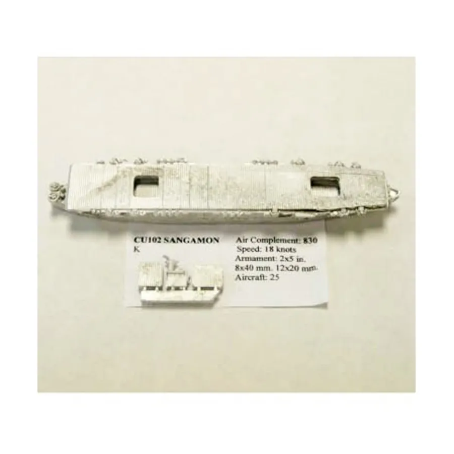 Сангомон — CVE, Figurehead Ships - WWII Coastal Forces - United States (1:1250) (Noble Miniatures)
Сангомон — CVE, Figurehead Ships - WWII Coastal Forces - United States (1:1250) (Noble Miniatures)