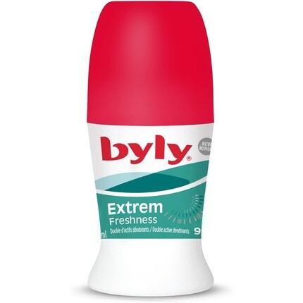 Byly Дезодорант-антиперспирант Extreme Freshness Plus с шариковым креплением - 96H
Byly Дезодорант-антиперспирант Extreme Freshness Plus с шариковым креплением - 96H