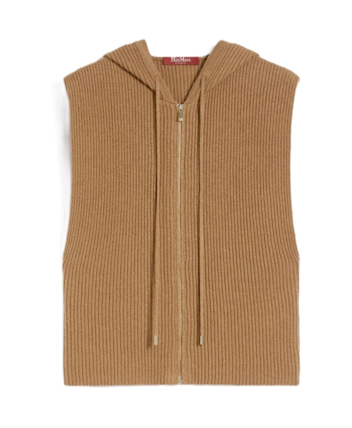 Жилет с капюшоном Mescal Max Mara Studio, коричневый
Жилет с капюшоном Mescal Max Mara Studio, коричневый