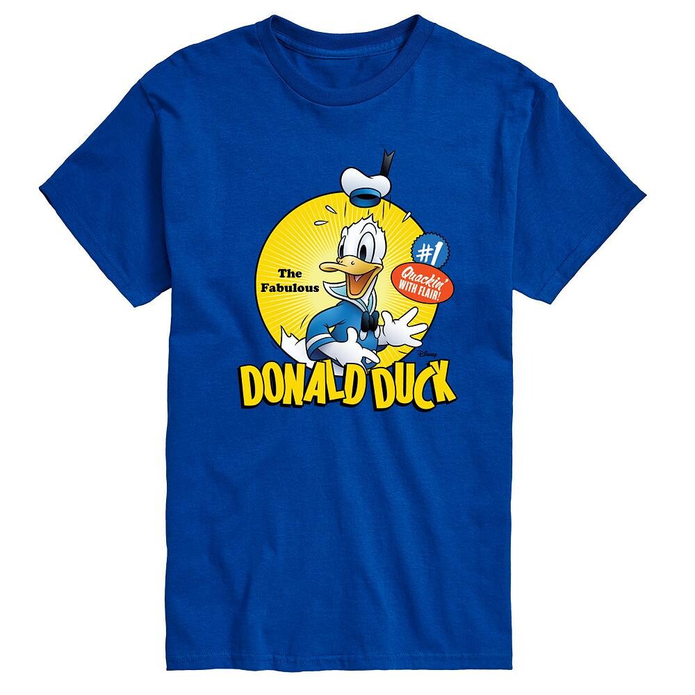 Мужская футболка Disney's Mickey Mouse & Friends Donald Duck The Fabulous с рисунком, синий
Мужская футболка Disney's Mickey Mouse & Friends Donald Duck The Fabulous с рисунком, синий