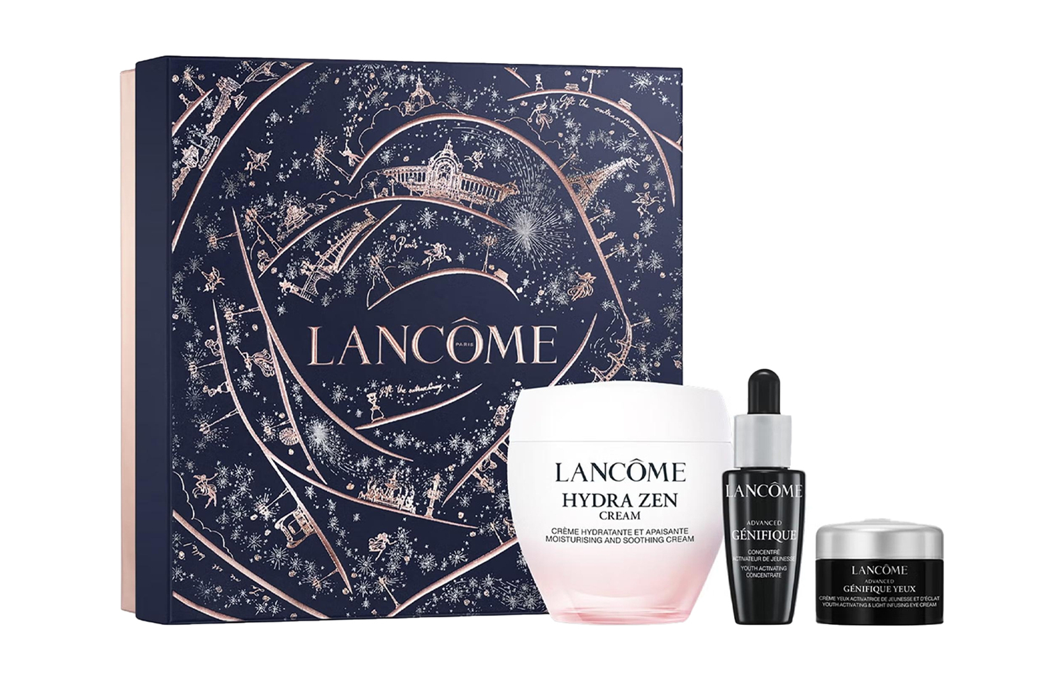 LANKOU Успокаивающий увлажняющий крем набор для ухода за кожей подтягивающий, увлажняющий, освежающий 50мл+10мл+5мл LANCOME, Soothing Hydrating Cream 50ml+Essence 10ml+ening Eye Cream 5ml
LANKOU Успокаивающий увлажняющий крем набор для ухода за кожей подтягивающий, увлажняющий, освежающий 50мл+10мл+5мл LANCOME, Soothing Hydrating Cream 50ml+Essence 10ml+ening Eye Cream 5ml