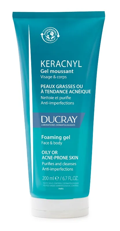 Ducray Keracnyl Очищающий гель для жирной кожи и кожи с акне 200 мл
Ducray Keracnyl Очищающий гель для жирной кожи и кожи с акне 200 мл