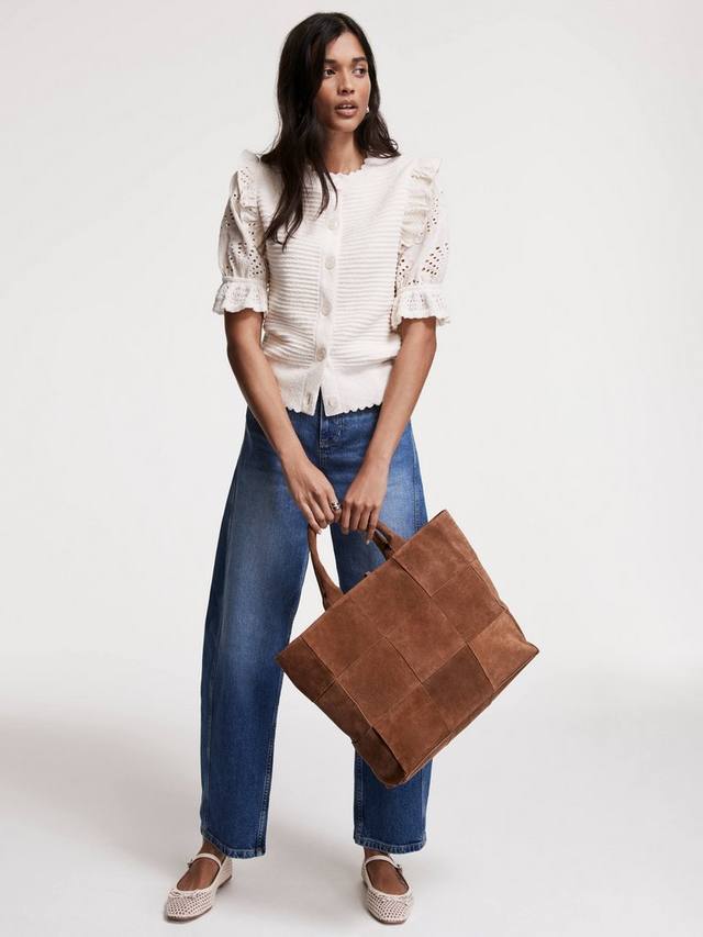 Кардиган с рукавами broderie anglaise Mint Velvet, цвет White Ivory
Кардиган с рукавами broderie anglaise Mint Velvet, цвет White Ivory