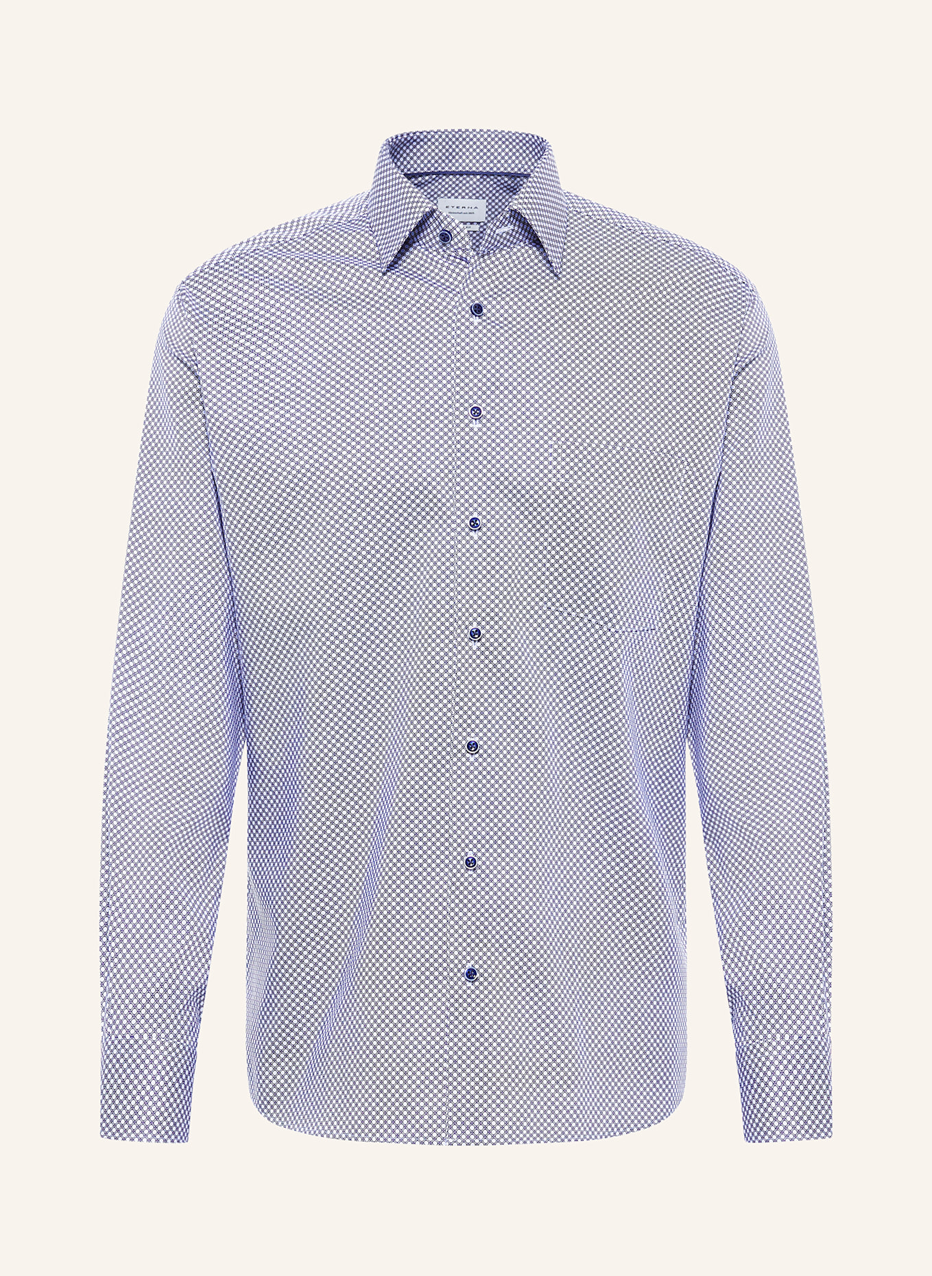 Современная рубашка Eterna, синий
Современная рубашка Eterna, синий