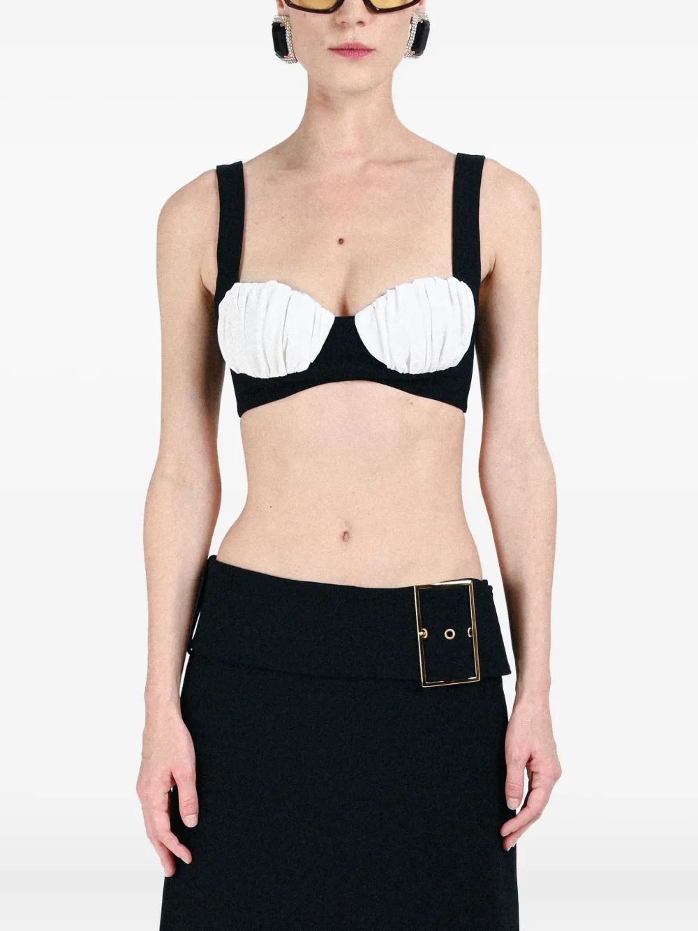 Бюстгальтер с драпированными чашками Rowen Rose, черный
Бюстгальтер с драпированными чашками Rowen Rose, черный