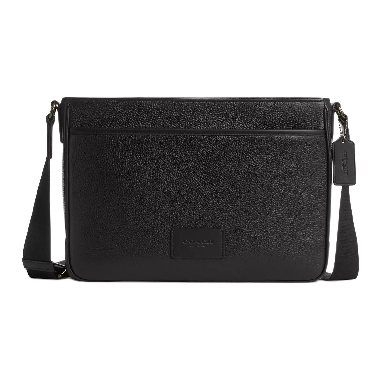 COACH Стильная кожаная сумка через плечо с гальваническим узором
COACH Стильная кожаная сумка через плечо с гальваническим узором