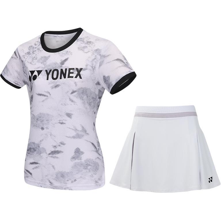 YONEX Повседневный костюм для женщин Black White Top+White Bottom
YONEX Повседневный костюм для женщин Black White Top+White Bottom