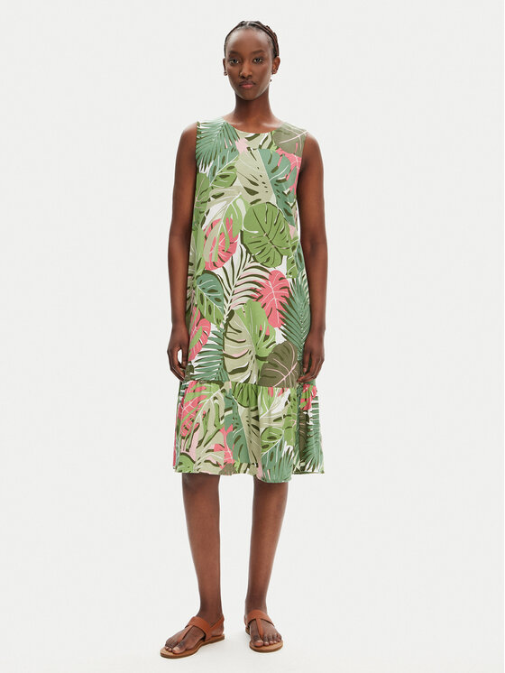 Летнее платье стандартный крой 13002032 Olsen, зеленый
Летнее платье стандартный крой 13002032 Olsen, зеленый