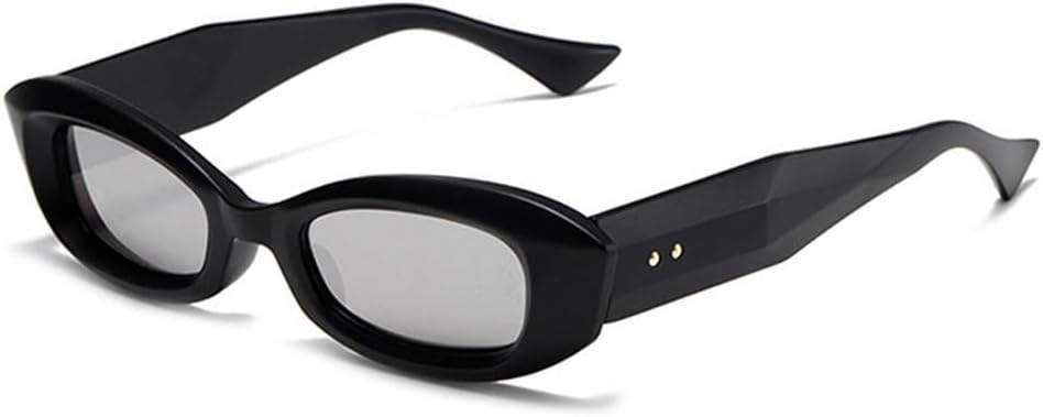 Ретро-солнцезащитные очки в форме маленького многоугольника для женщин, с градиентным зеркальным покрытием и защитой от УФ-излучения UV400, мужские солнцезащитные очки с заклепками generic, Matte Black Silver
Ретро-солнцезащитные очки в форме маленького многоугольника для женщин, с градиентным зеркальным покрытием и защитой от УФ-излучения UV400, мужские солнцезащитные очки с заклепками generic, Matte Black Silver