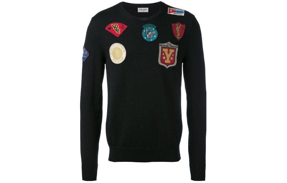 Свитер мужской черный Saint Laurent, черный
Свитер мужской черный Saint Laurent, черный