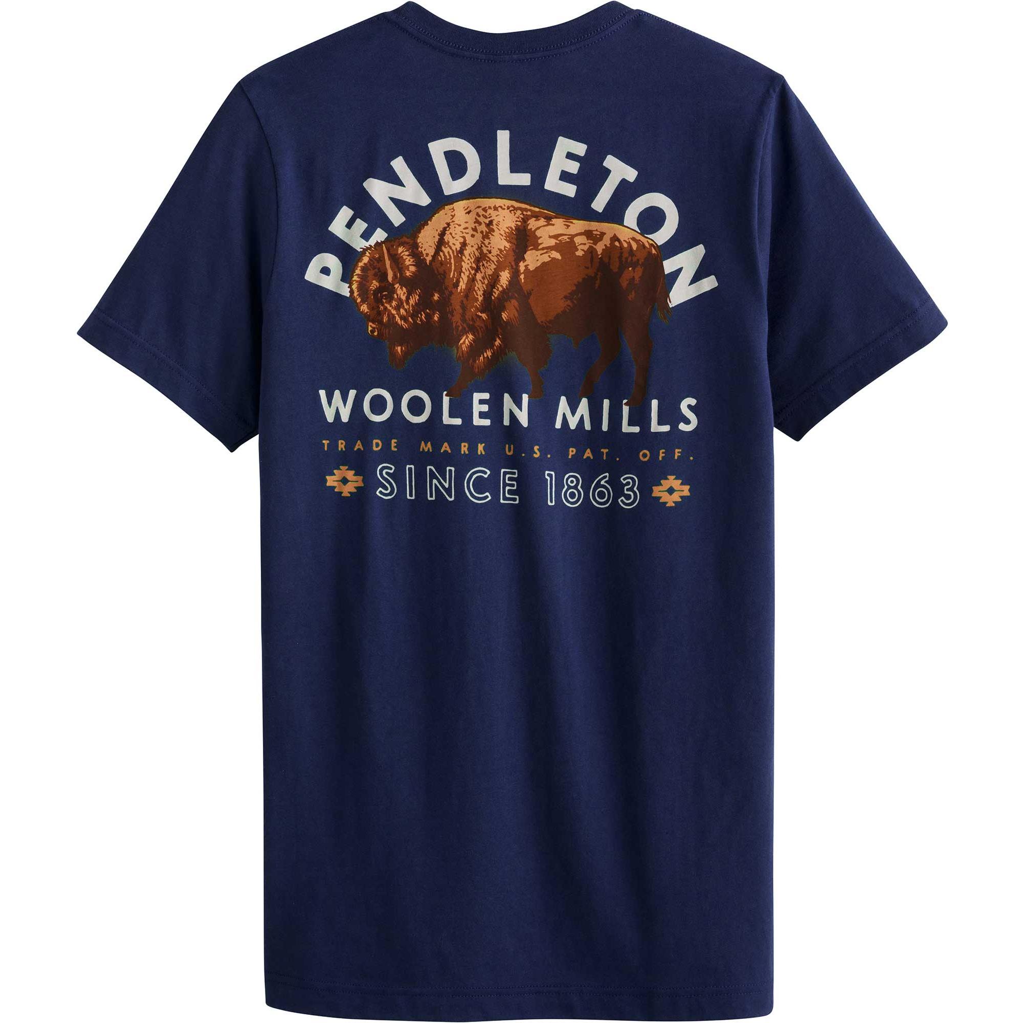 Мужская футболка с изображением бизона Pendleton, Navy Print, Синий, Мужская футболка с изображением бизона Pendleton, Navy Print
Мужская футболка с изображением бизона Pendleton, Navy Print, Синий, Мужская футболка с изображением бизона Pendleton, Navy Print