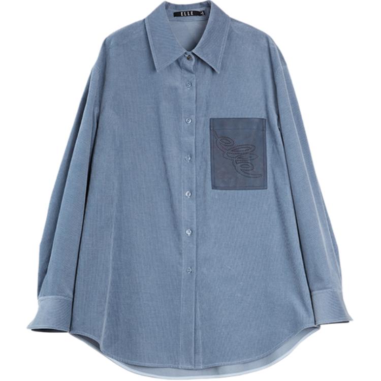 Рубашка женская Lapel Moderate ELLE, серый синий
Рубашка женская Lapel Moderate ELLE, серый синий