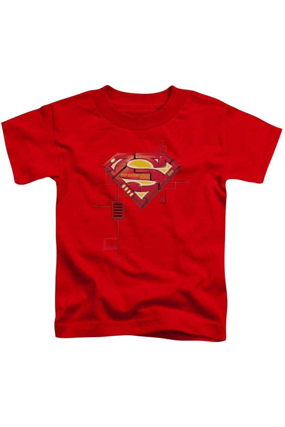 Футболка с коротким рукавом "Супермеханический щит Супермена" для детей Gildan, красный 
Футболка с коротким рукавом "Супермеханический щит Супермена" для детей Gildan, красный