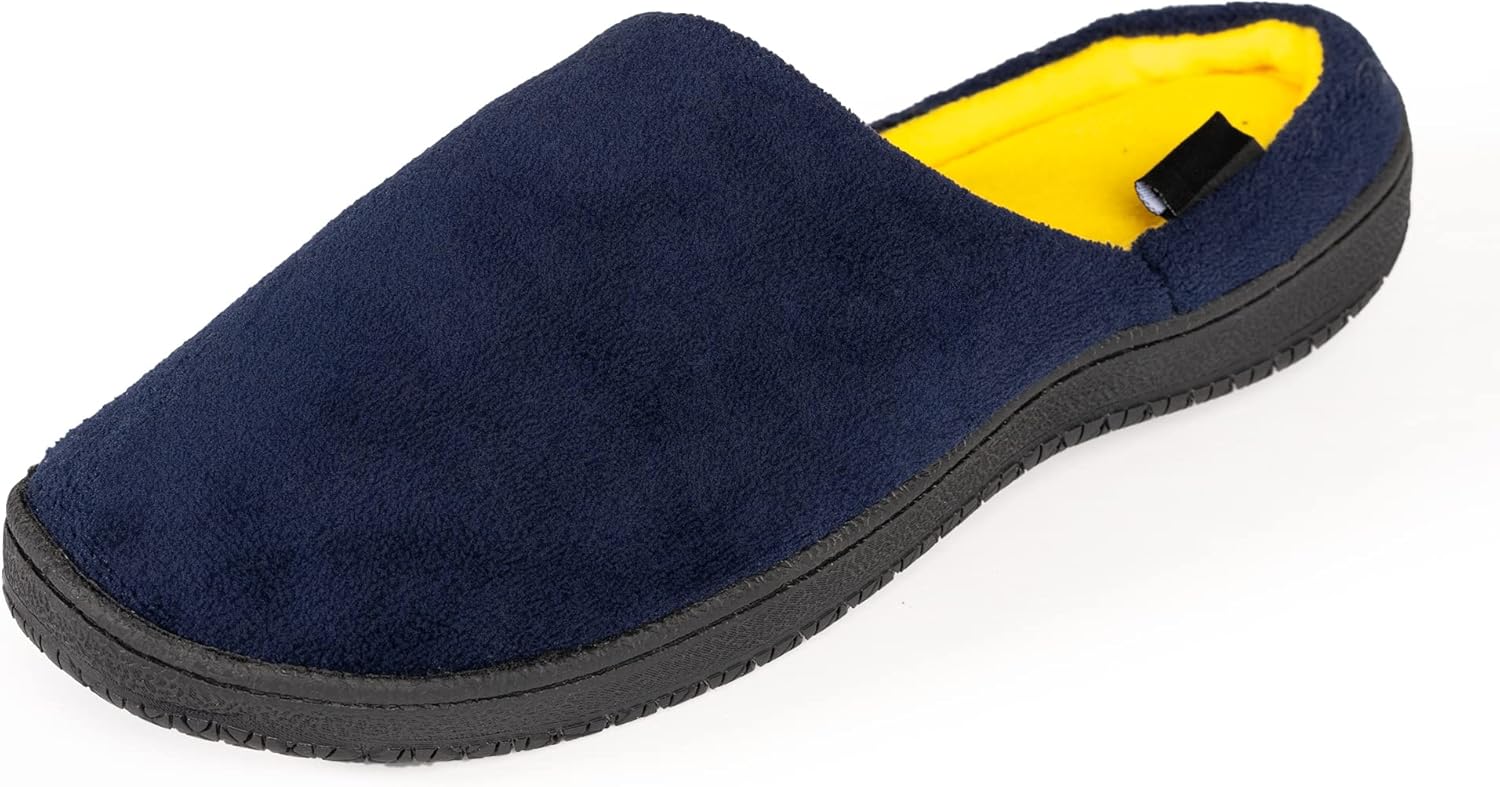 Мужские тапочки NORTY с закрытым носком - Домашние тапочки для мужчин - Тапочки с эффектом памяти - Мужские домашние тапочки - Мужская домашняя обувь, темно-синий/желтый
Мужские тапочки NORTY с закрытым носком - Домашние тапочки для мужчин - Тапочки с эффектом памяти - Мужские домашние тапочки - Мужская домашняя обувь, темно-синий/желтый