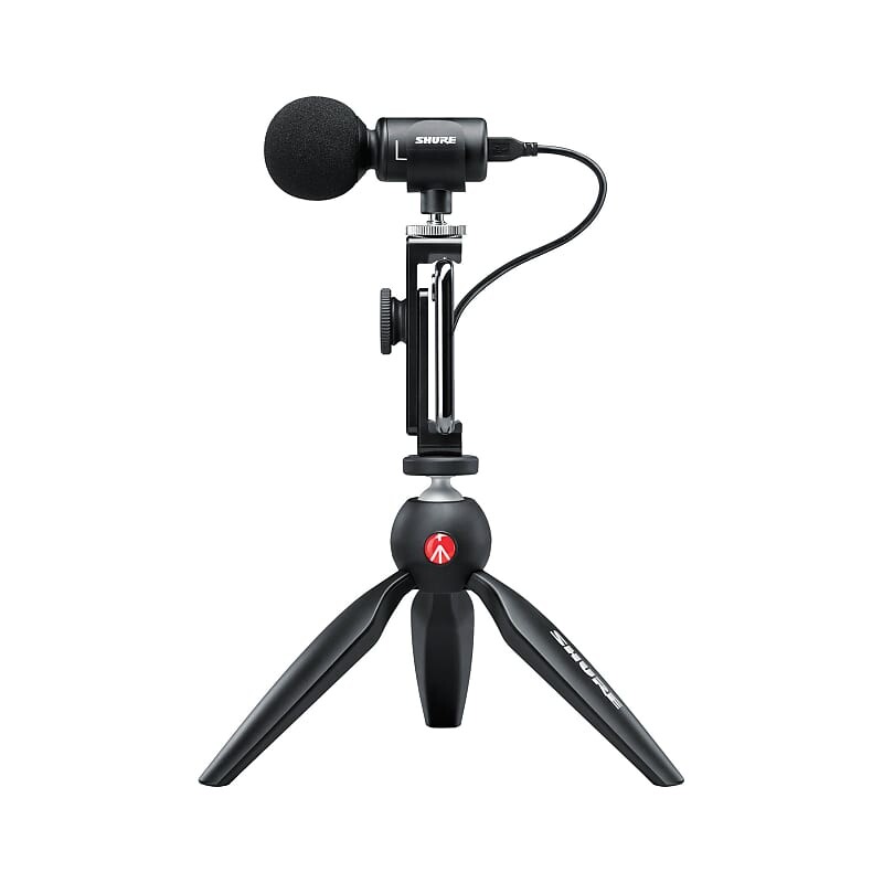 Микрофон Shure MOTIV MV88+ Video Kit with iOS / USB Condenser Microphone 
Микрофон Shure MOTIV MV88+ Video Kit with iOS / USB Condenser Microphone