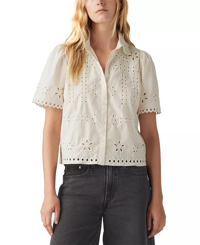 Премиальная женская хлопковая рубашка Rayne с застежкой на пуговицы Levi's, черный
Премиальная женская хлопковая рубашка Rayne с застежкой на пуговицы Levi's, черный