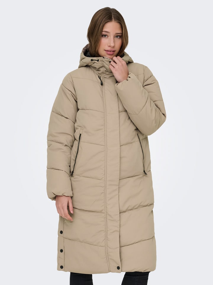 Стеганое пальто бежевого цвета ONLY
Стеганое пальто бежевого цвета ONLY