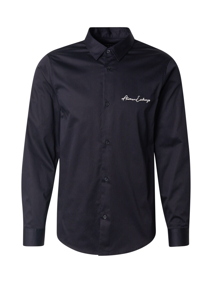 Рубашка обычного кроя на пуговицах ARMANI EXCHANGE, темно-синий 
Рубашка обычного кроя на пуговицах ARMANI EXCHANGE, темно-синий