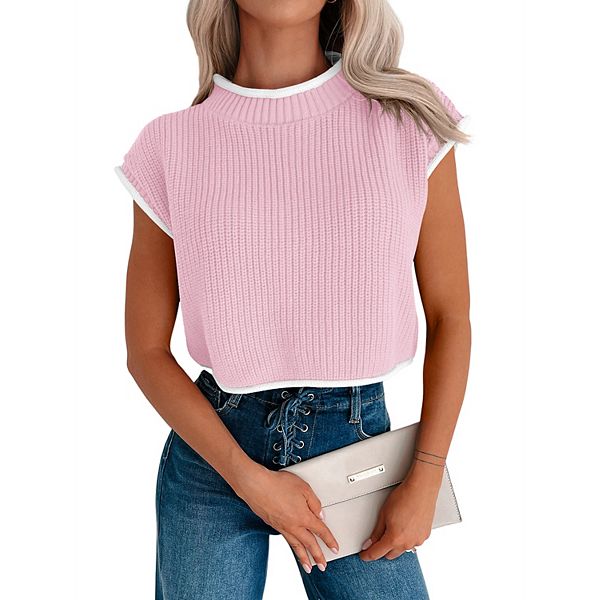 Женский вязаный жилет с круглым вырезом и контрастной отделкой Maxxis Merch, Pink
Женский вязаный жилет с круглым вырезом и контрастной отделкой Maxxis Merch, Pink