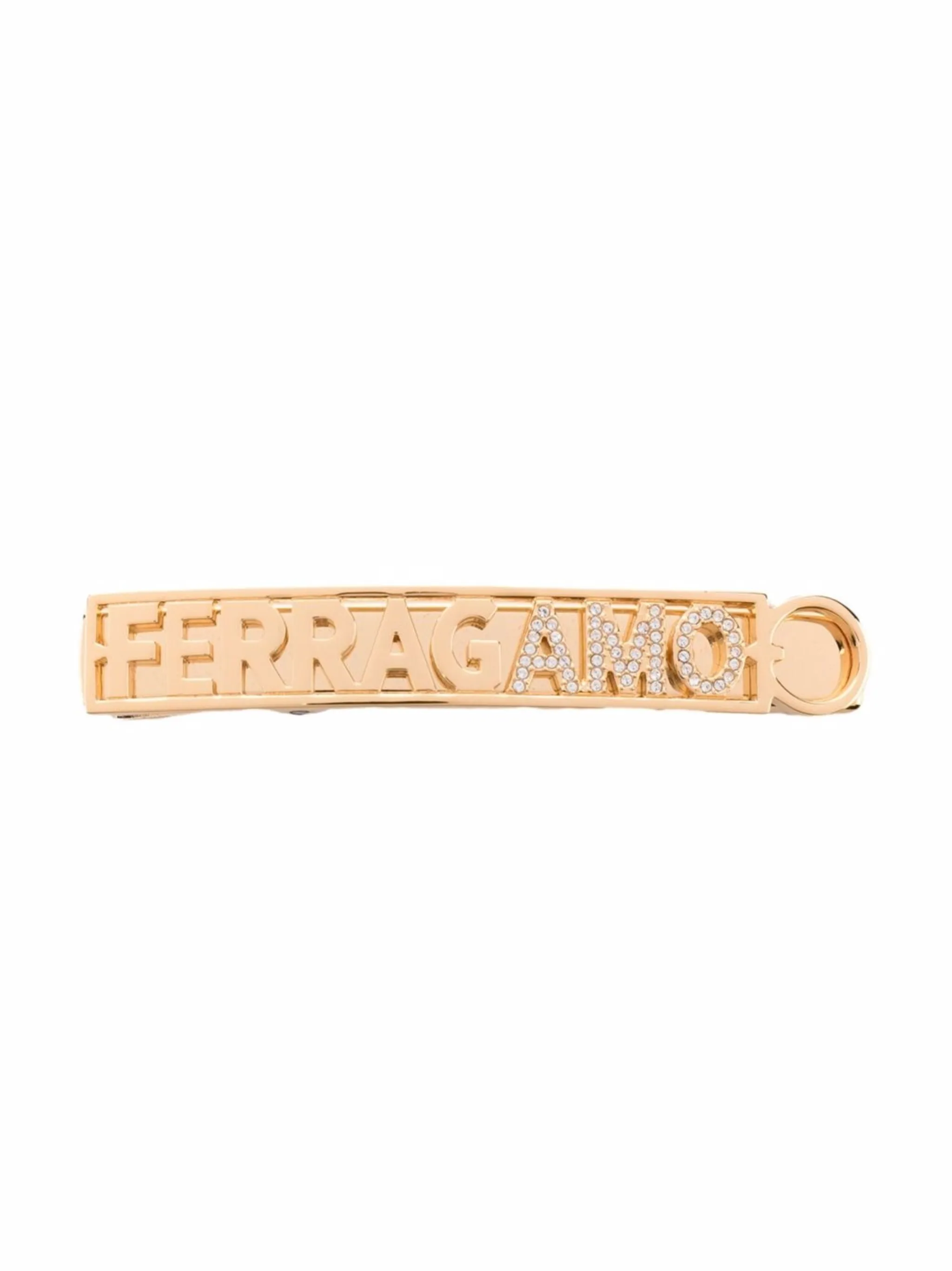 Заколка для волос с гравировкой логотипа Ferragamo, золотистый
Заколка для волос с гравировкой логотипа Ferragamo, золотистый