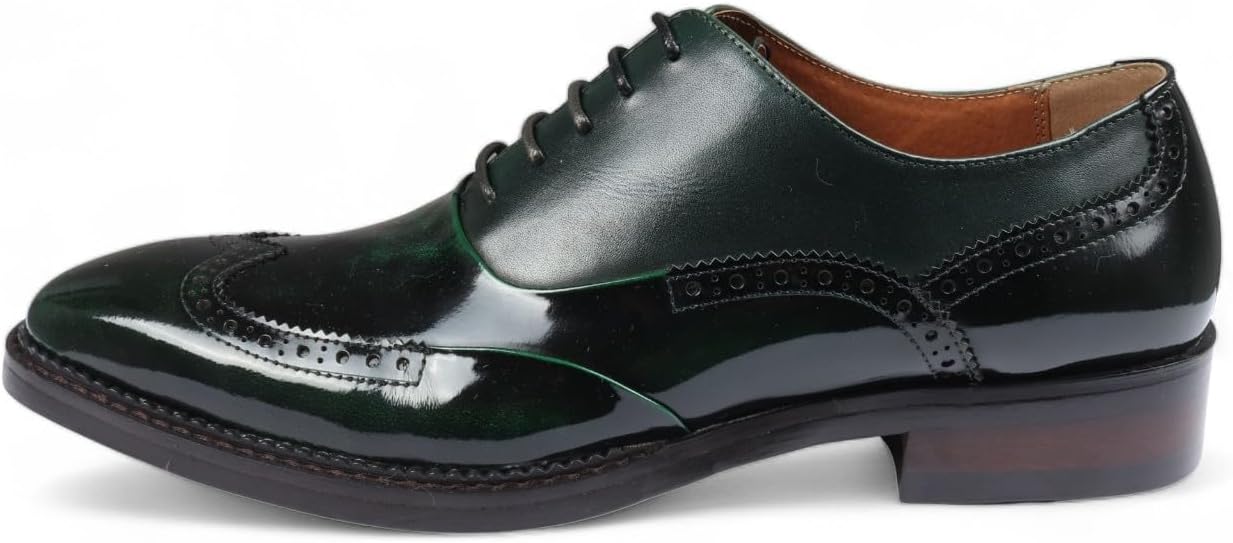 Мужские классические туфли-броги из лакированной кожи - Harry Infinity Leather, зеленый
Мужские классические туфли-броги из лакированной кожи - Harry Infinity Leather, зеленый