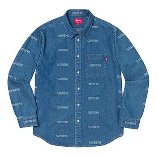 Рубашка logo denim shirt 'teal white' Supreme, мультиколор
Рубашка logo denim shirt 'teal white' Supreme, мультиколор