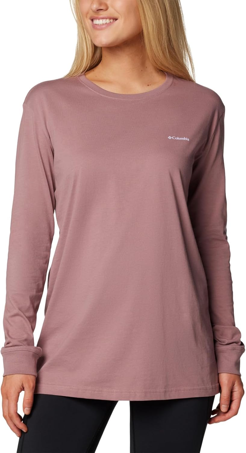 Columbia Womens North Cascades футболка с длинным рукавом, Fig/Csc Sleeve Logo
Columbia Womens North Cascades футболка с длинным рукавом, Fig/Csc Sleeve Logo