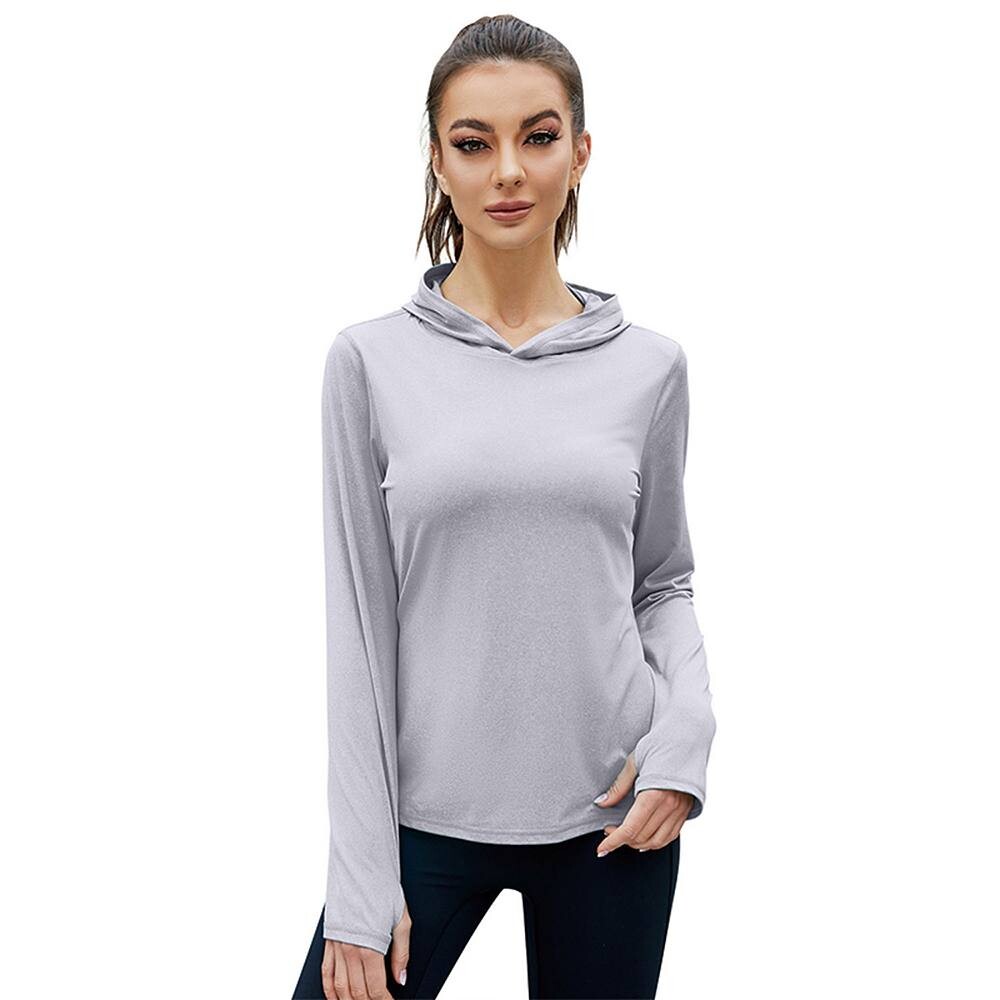 Женская солнцезащитная толстовка Kojooin Upf 50+ с длинным рукавом, легкая солнцезащитная рубашка, цвет Light Gray
Женская солнцезащитная толстовка Kojooin Upf 50+ с длинным рукавом, легкая солнцезащитная рубашка, цвет Light Gray