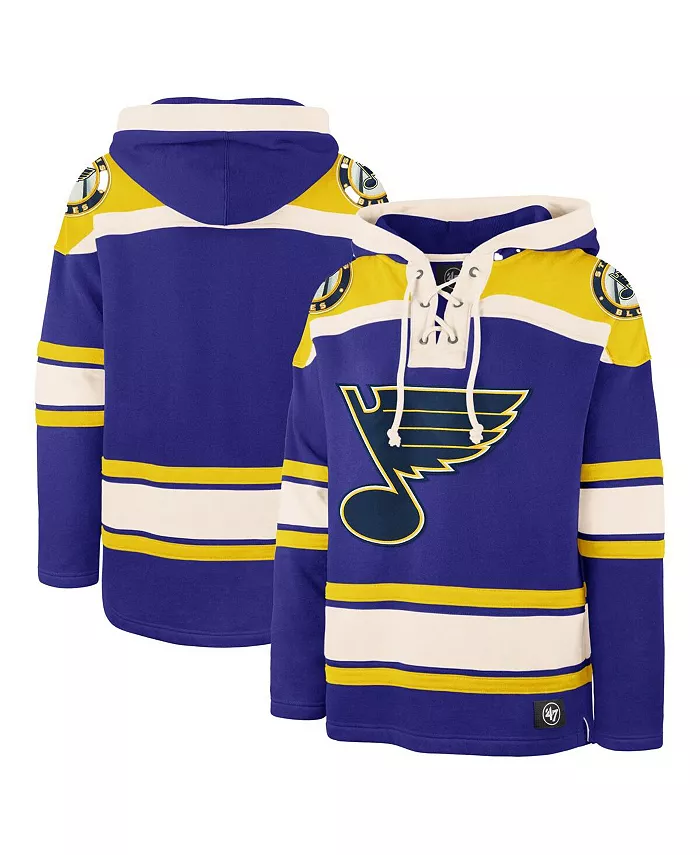 Мужская синяя толстовка с капюшоном St. Louis Blues Superior Lacer '47 Brand
Мужская синяя толстовка с капюшоном St. Louis Blues Superior Lacer '47 Brand