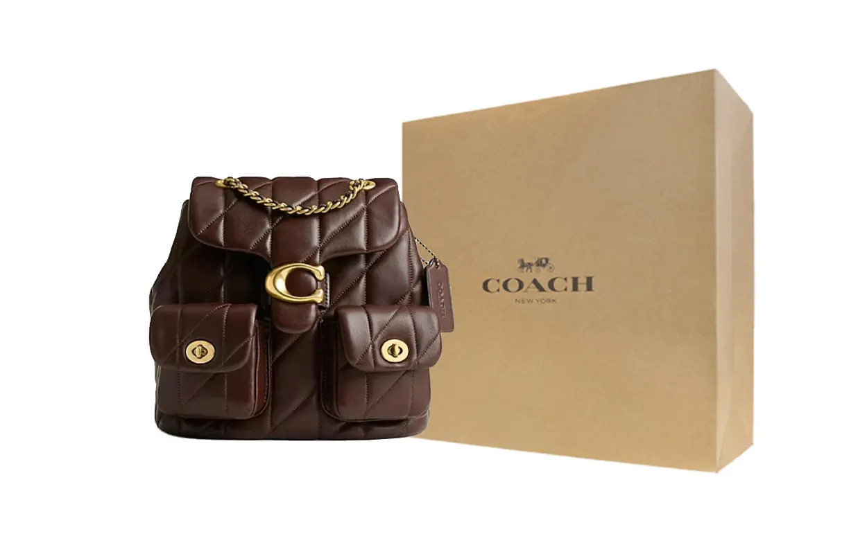 Coach Женский кожаный рюкзак, коричневый
Coach Женский кожаный рюкзак, коричневый