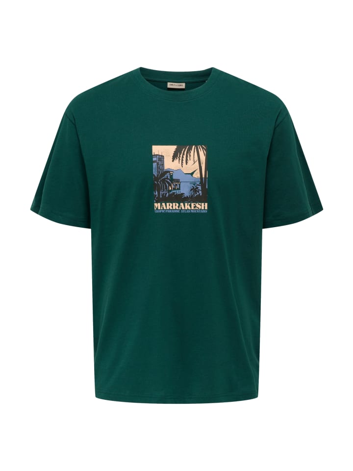 Футболка Only&Sons, темно-зеленый
Футболка Only&Sons, темно-зеленый