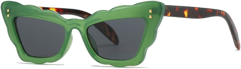 Солнцезащитные очки для мужчин и женщин - защита от УФ-излучения UV400 - панк-стиль "кошачий глаз" с заклепками для занятий спортом на открытом воздухе и вождения DSVIGF, Green
Солнцезащитные очки для мужчин и женщин - защита от УФ-излучения UV400 - панк-стиль "кошачий глаз" с заклепками для занятий спортом на открытом воздухе и вождения DSVIGF, Green