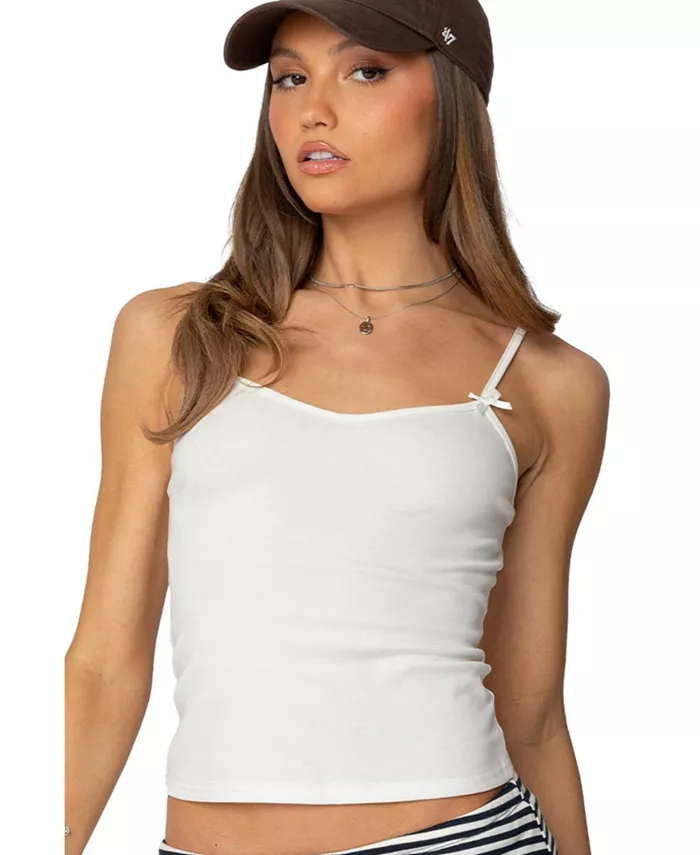 Женская майка Jay с V-образным вырезом Edikted, белый
Женская майка Jay с V-образным вырезом Edikted, белый