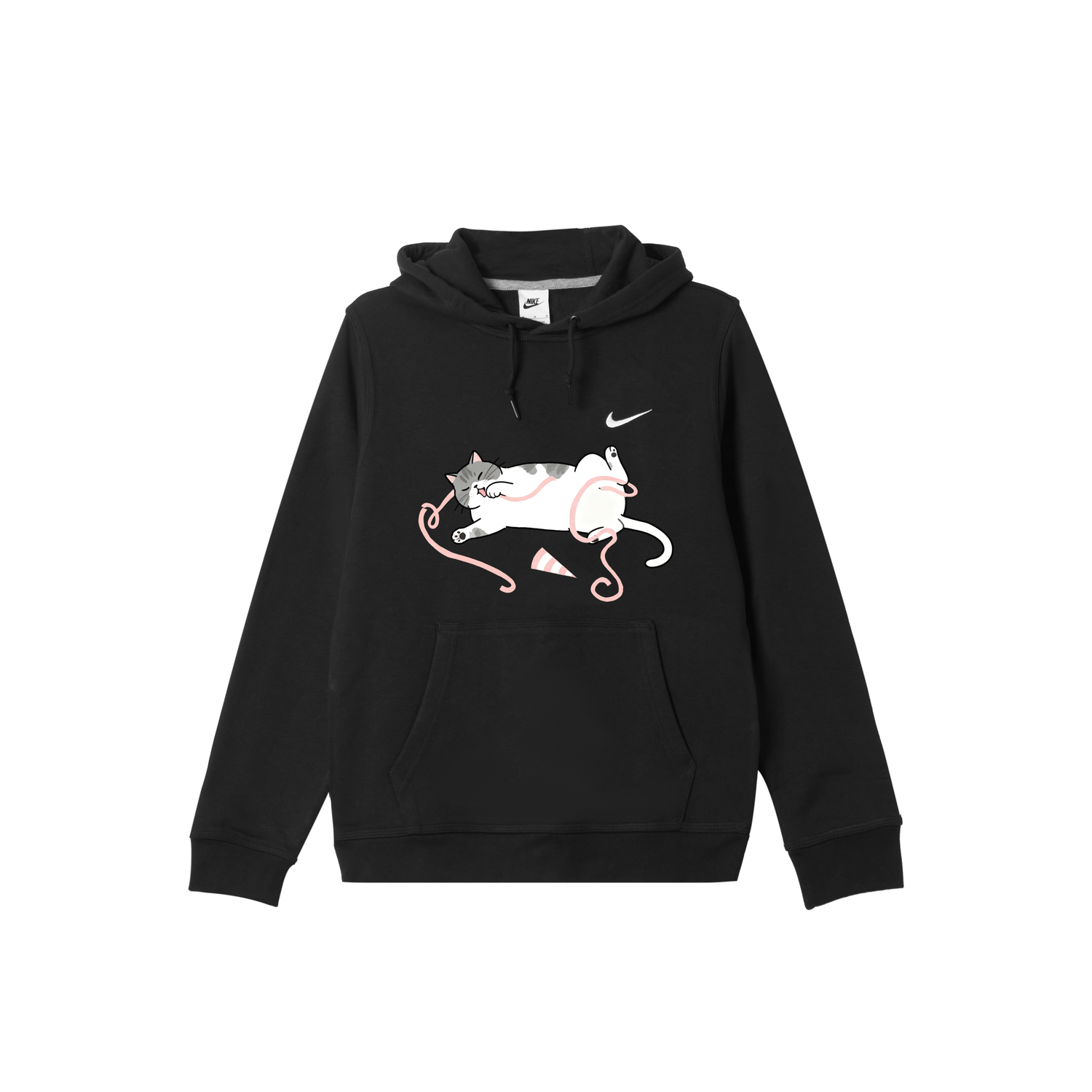 Nike Клубные худи для мужчин, черные, с капюшоном, Moderate
Nike Клубные худи для мужчин, черные, с капюшоном, Moderate