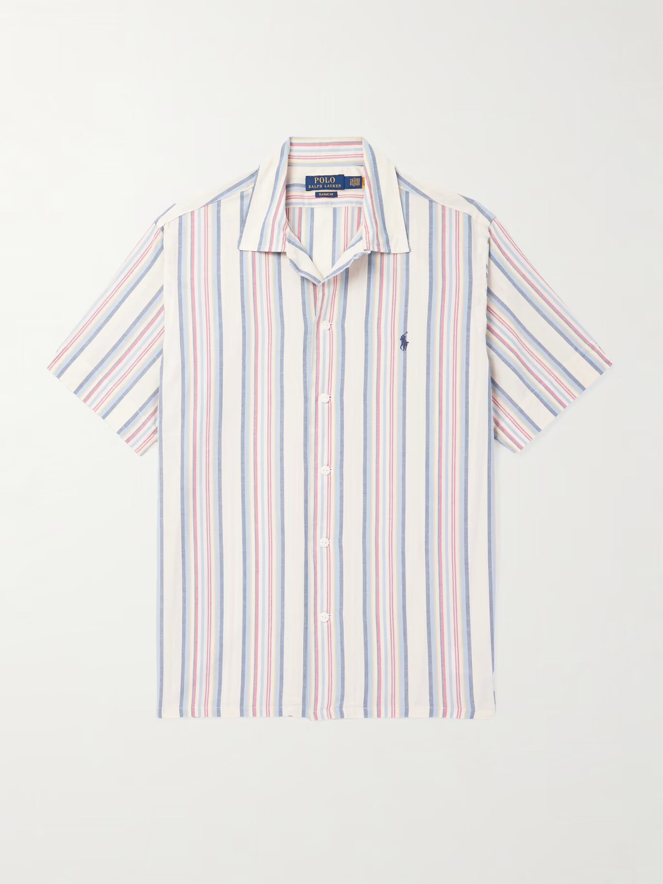 Рубашка из хлопка-шамбре с вышитым логотипом и воротником-стойкой POLO RALPH LAUREN, серый
Рубашка из хлопка-шамбре с вышитым логотипом и воротником-стойкой POLO RALPH LAUREN, серый